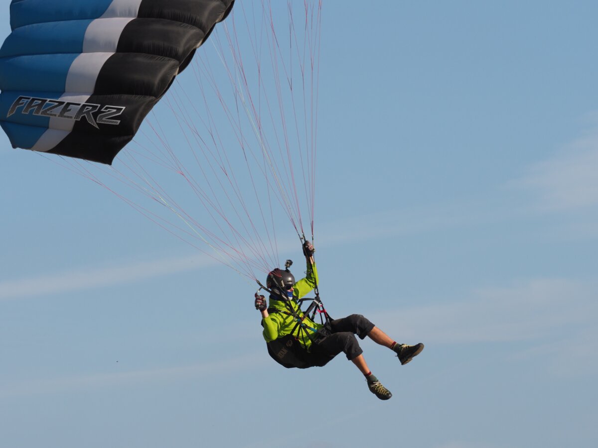 Paragliding over Colorado